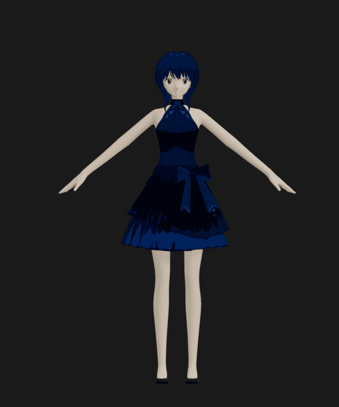 Detailed Anime Model (remake)