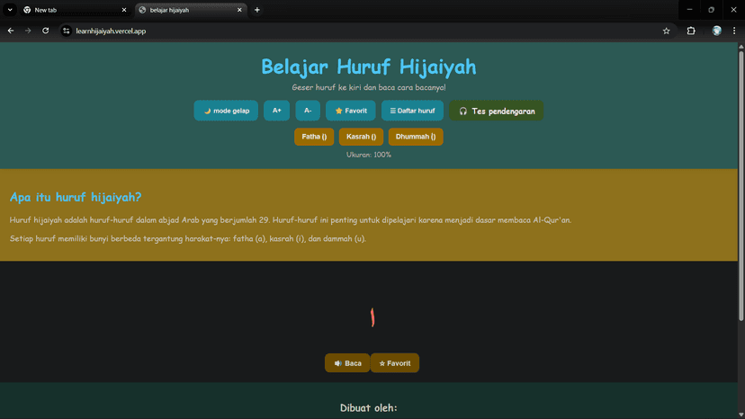 Learn Hijaiyah