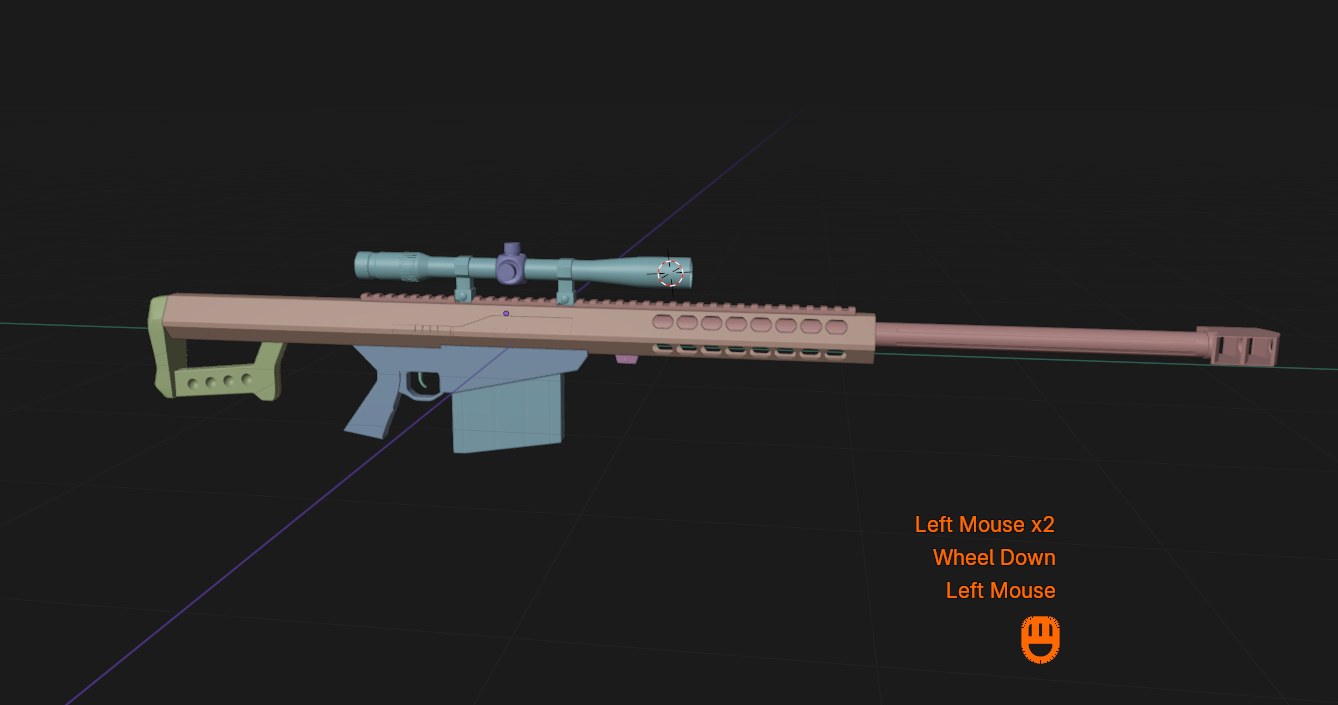 Barrett 3D Model